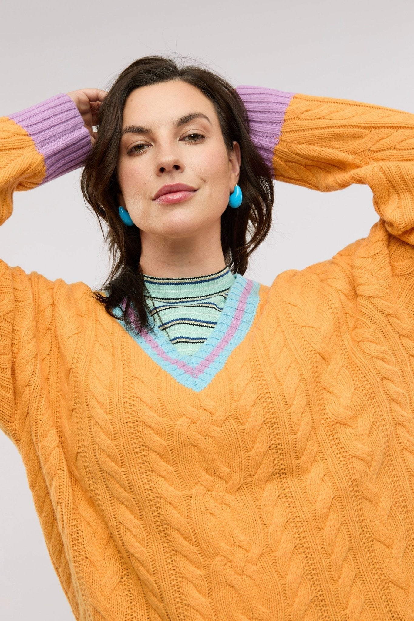 Maglione Halcyon a Treccia