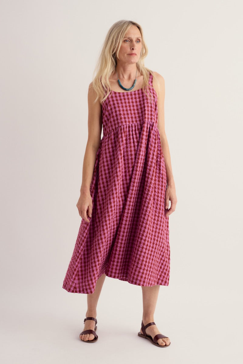 Vestito Midi Laity a Linea Impero