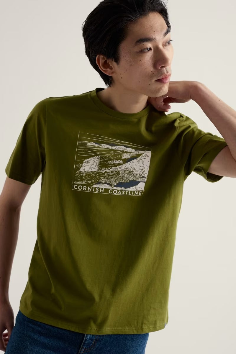 T-Shirt Uomo Midwatch in Cotone Organico