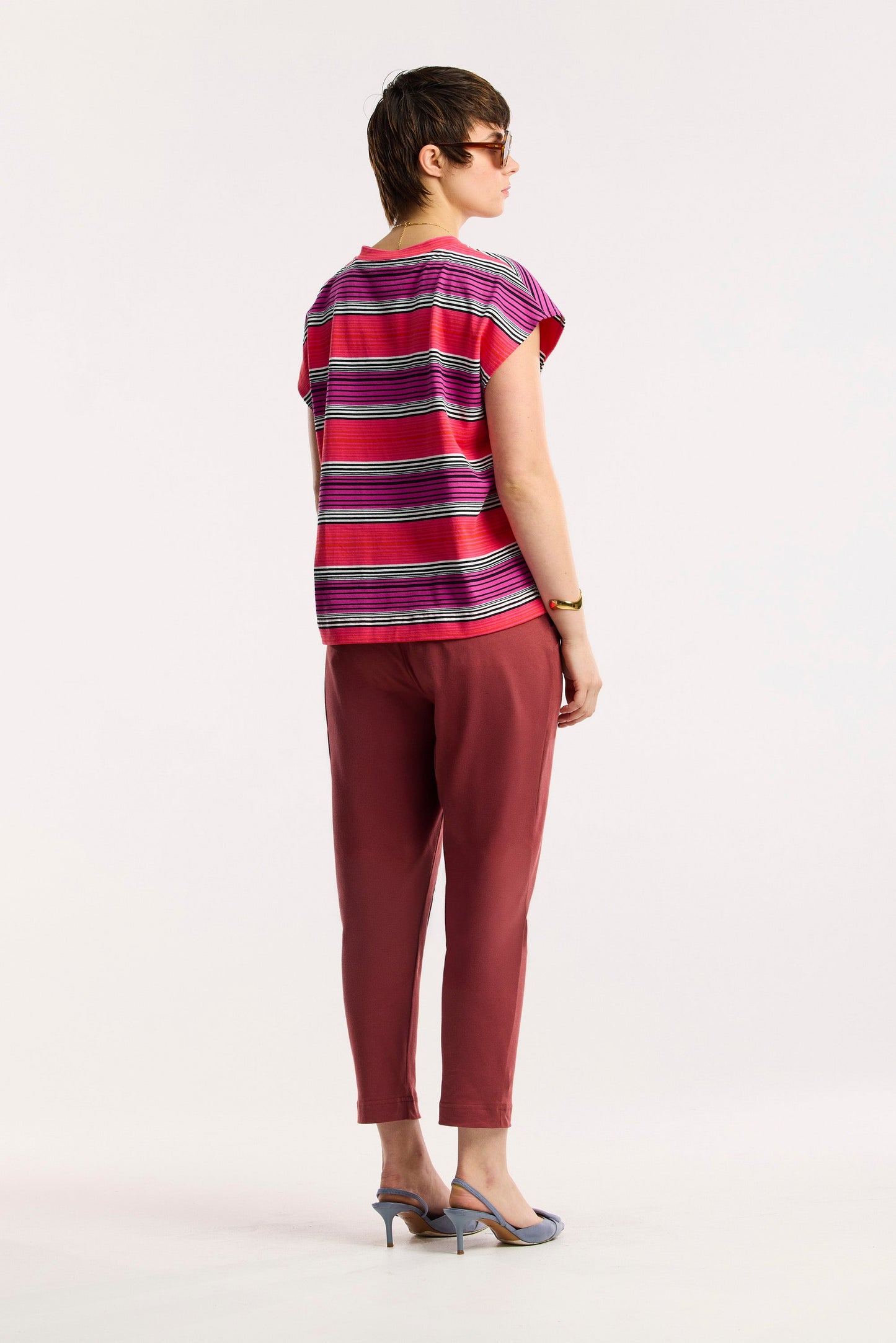 T-shirt a righe Traveller