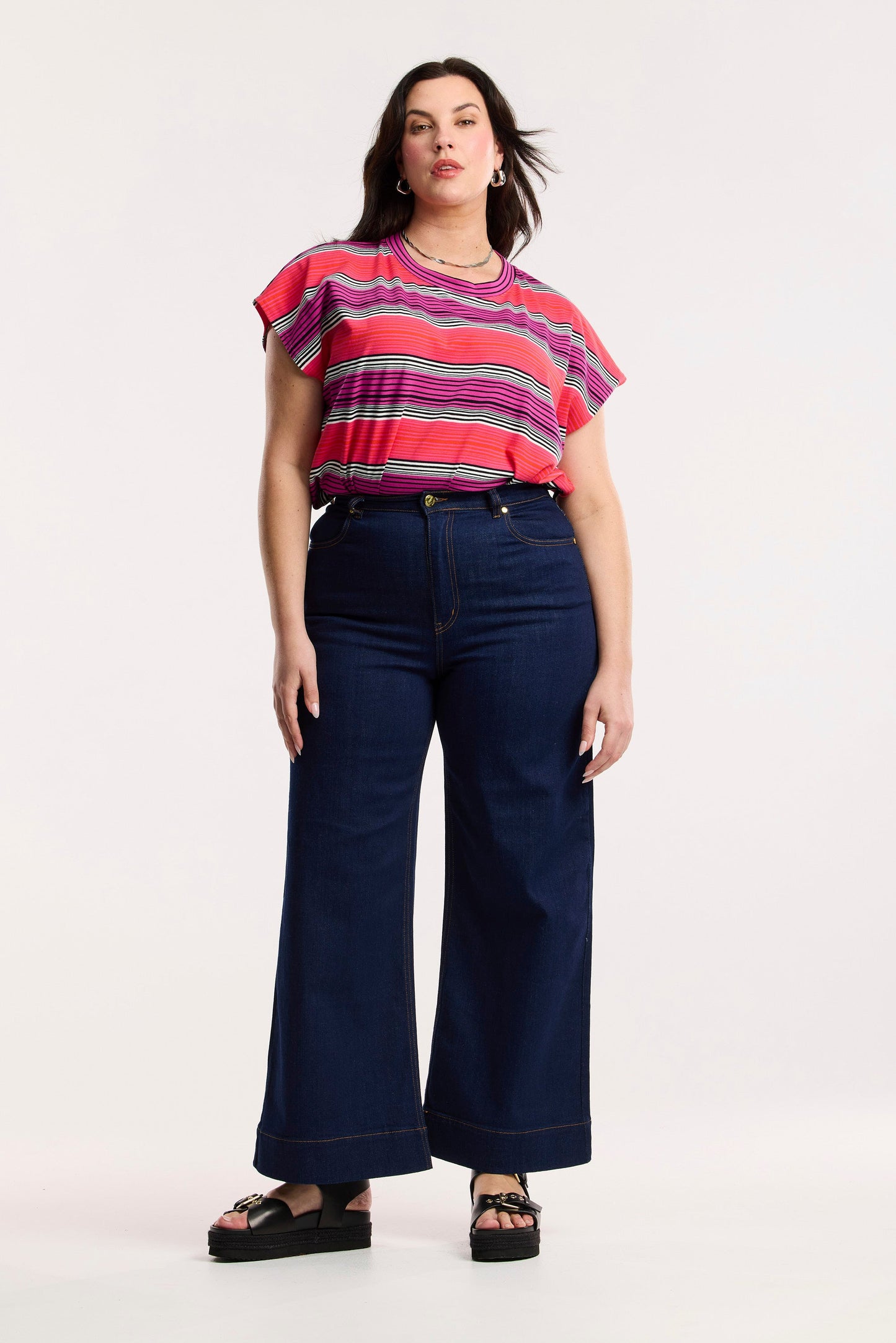 T-shirt a righe Traveller