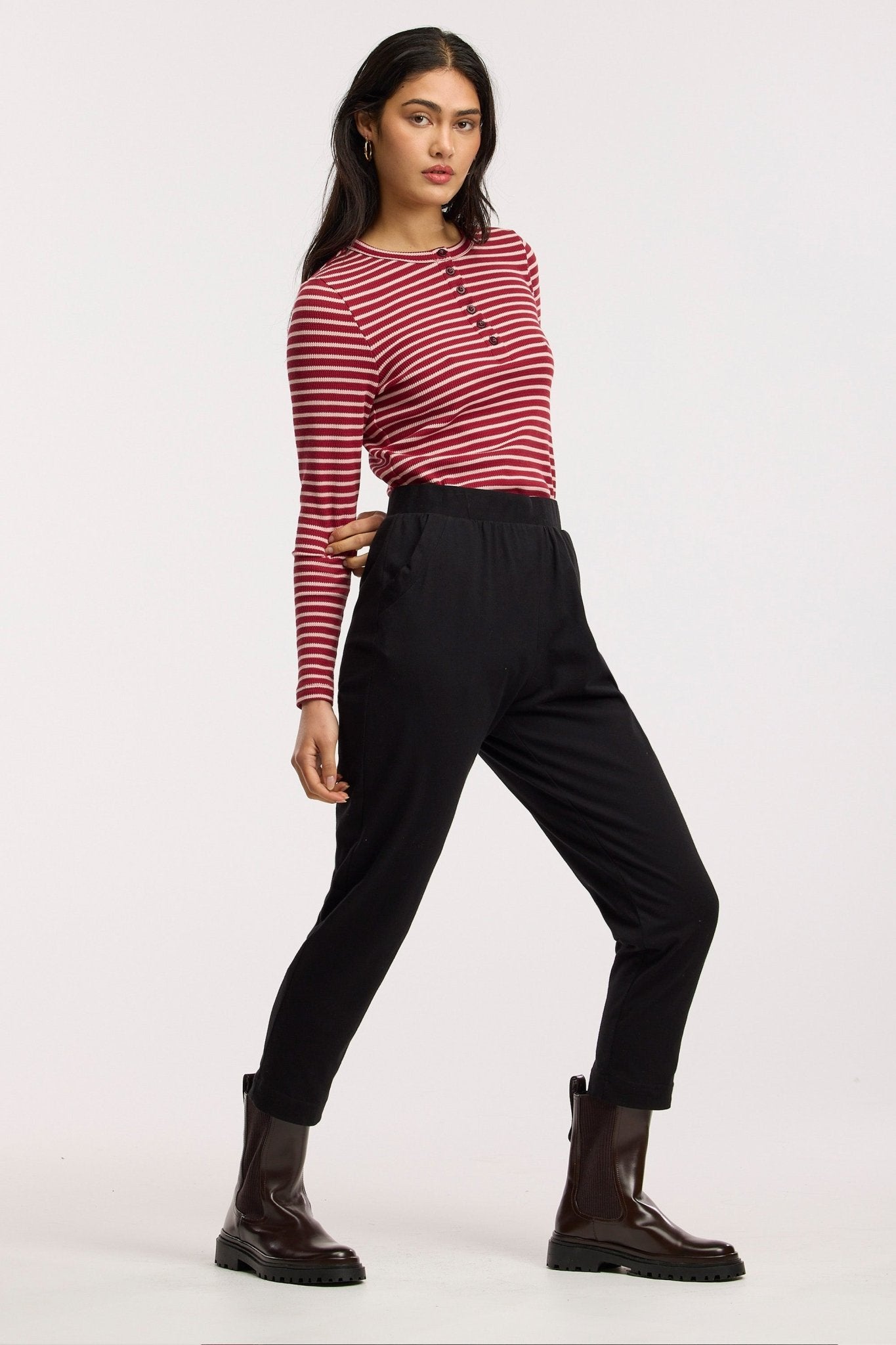 Top Traveller Waffle Henley