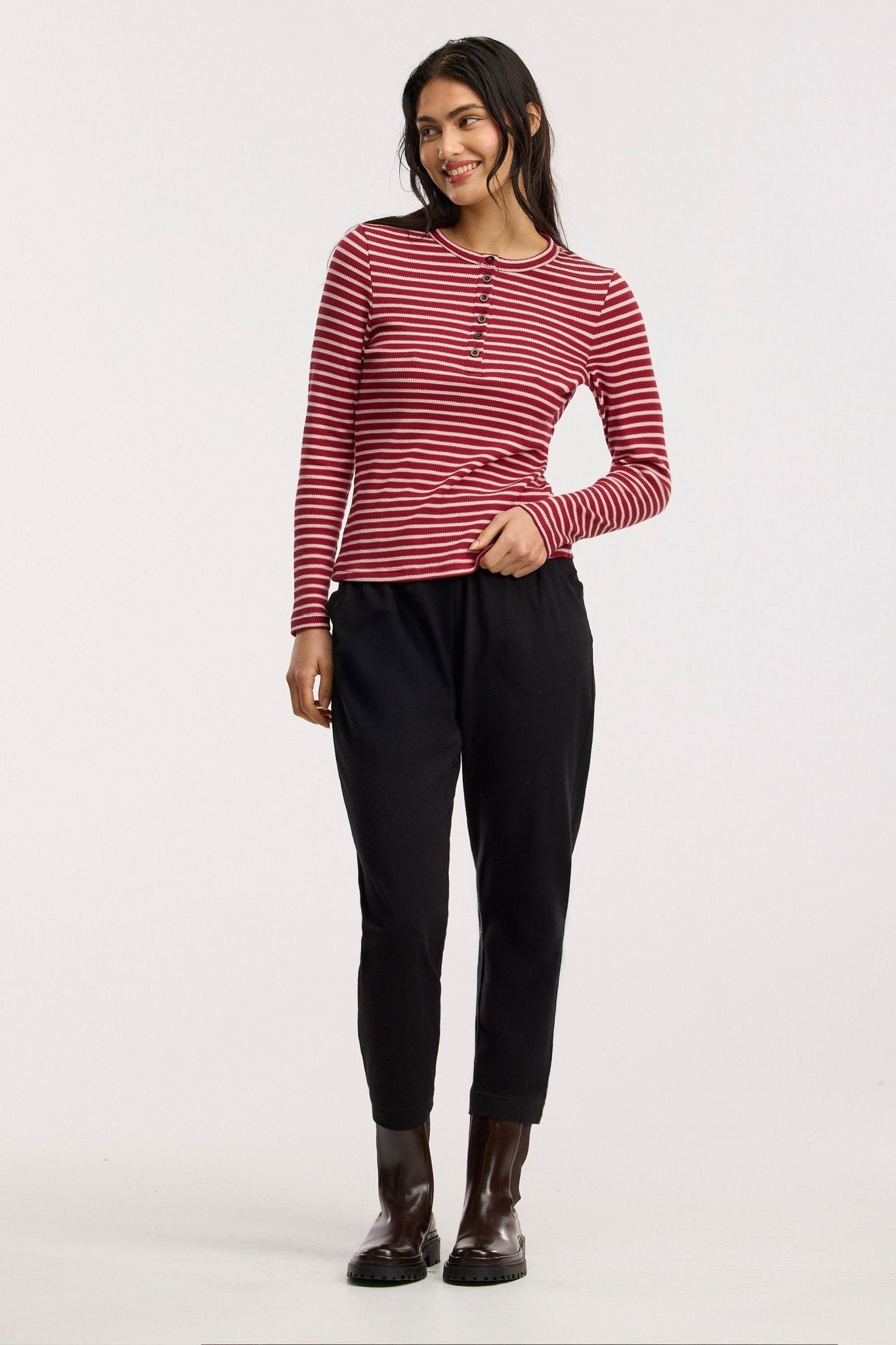 Top Traveller Waffle Henley